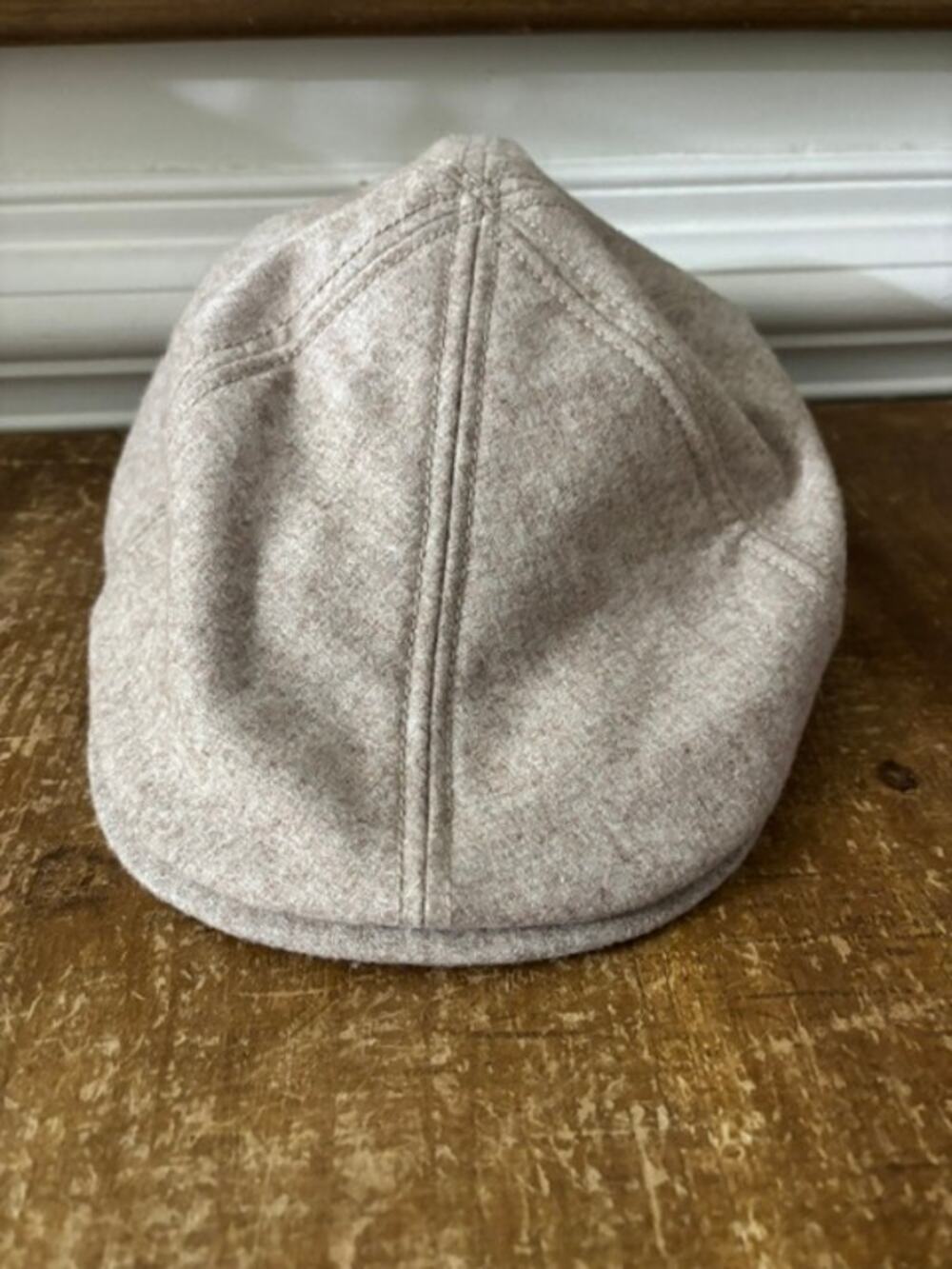 Goorin Bros. Andy Hamill Wool Ivy Newsboy Hat Beige Tan Large